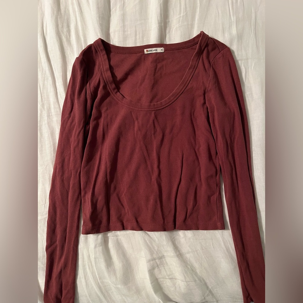 Marine Layer Lexi Rib Long Sleeve Tee